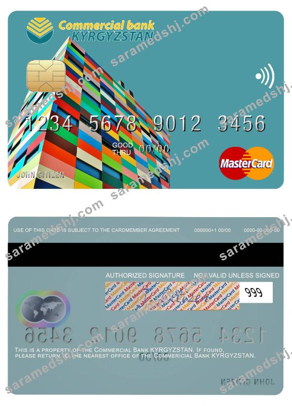 Kyrgyzstan Commercial Bank KYRGYZSTAN mastercard